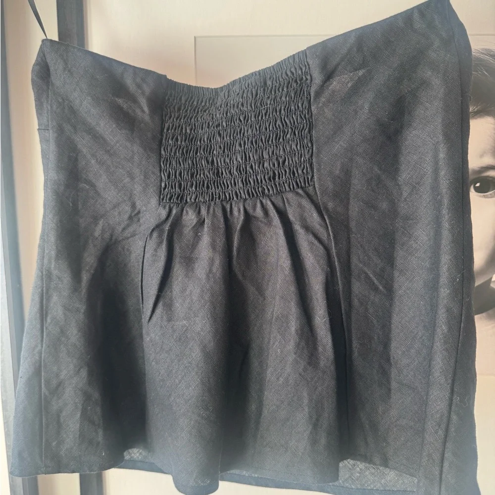 Quince - 100% European Linen Strapless Top - Picture 7 of 8